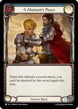 A Moment's Peace (Blue) (MPW075) - Mastery Pack Warrior
