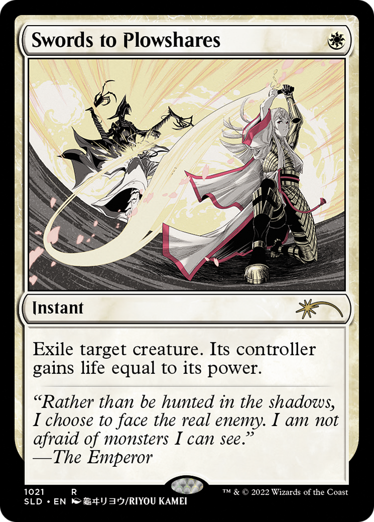 Swords to Plowshares (1021) [Secret Lair Drop Series] Foil