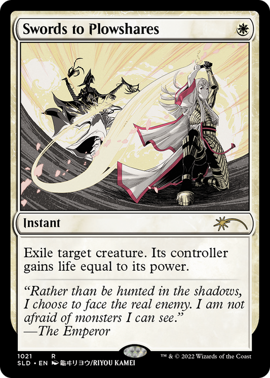 Swords to Plowshares (1021) [Secret Lair Drop Series] Foil