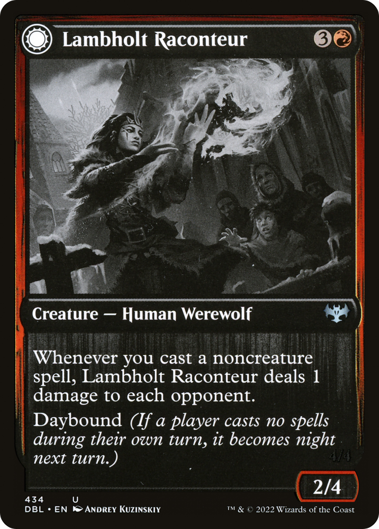 Lambholt Raconteur // Lambholt Ravager [Innistrad: Double Feature] Foil
