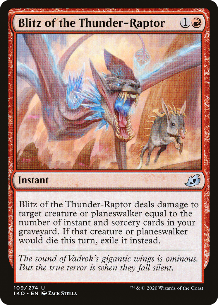Blitz of the Thunder-Raptor [Ikoria: Lair of Behemoths] Foil