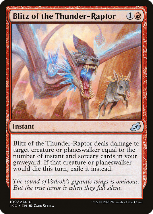 Blitz of the Thunder-Raptor [Ikoria: Lair of Behemoths] Foil