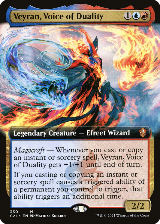 Veyran, Voice of Duality (Extended Art) [Commander 2021]