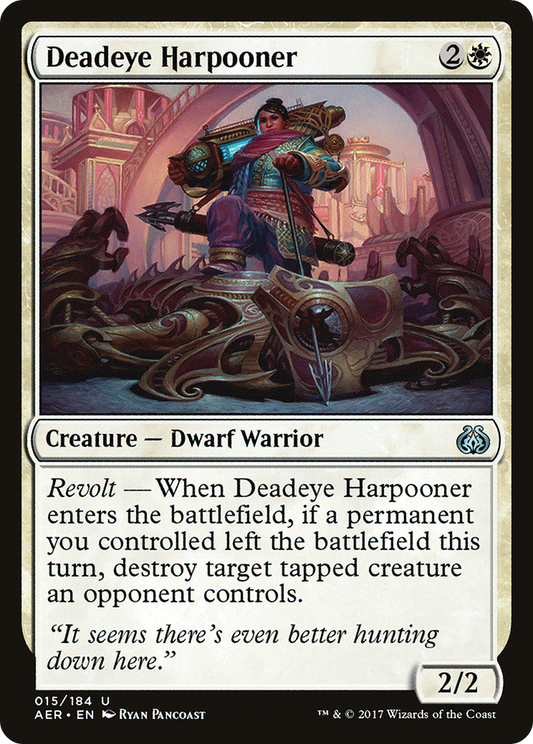 Deadeye Harpooner [Aether Revolt] Foil