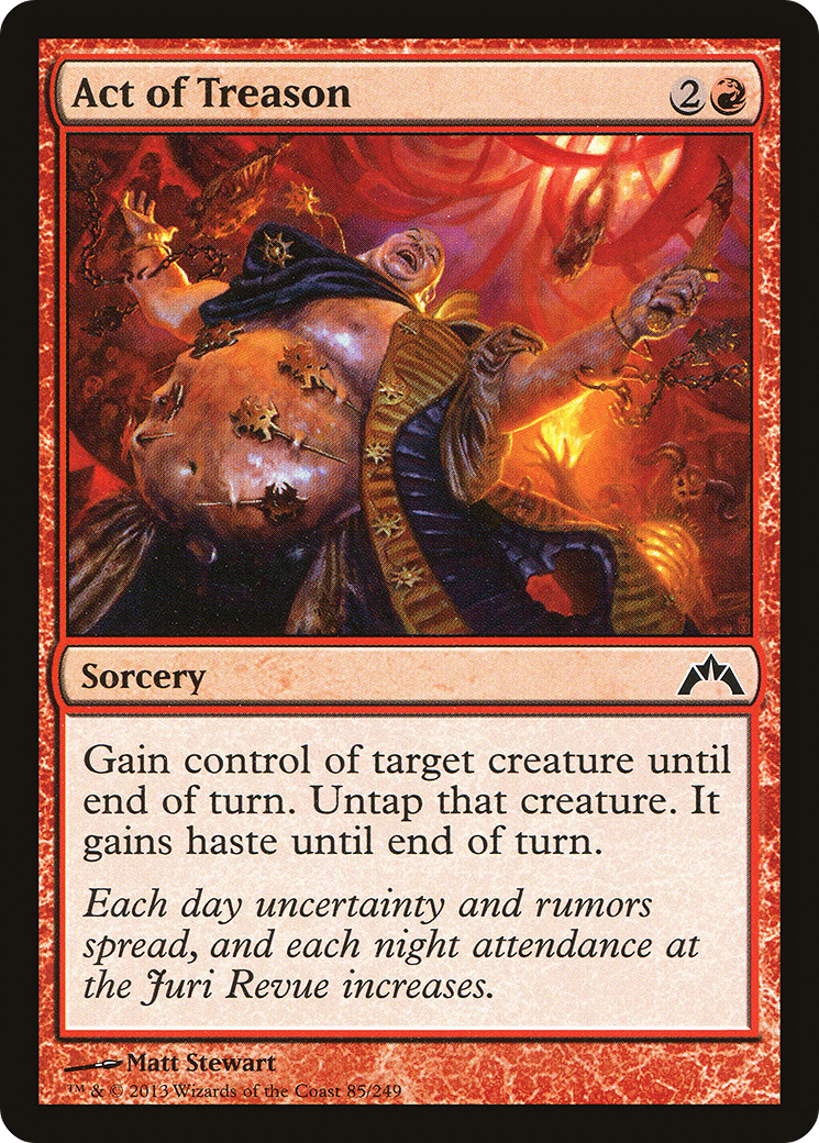 Act of Treason [Gatecrash] Foil