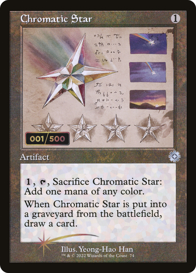 Chromatic Star (Retro Schematic) (Serialized) [The Brothers' War Retro Artifacts]