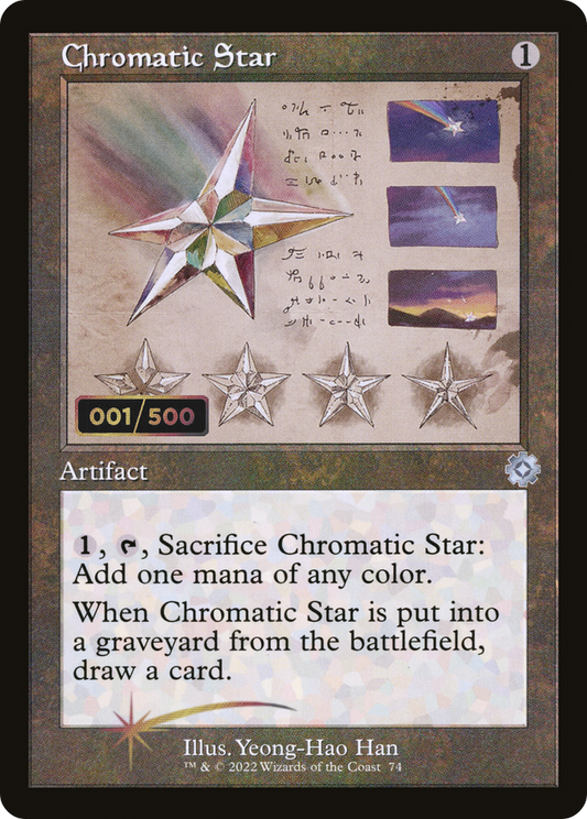 Chromatic Star (Retro Schematic) (Serialized) [The Brothers' War Retro Artifacts]