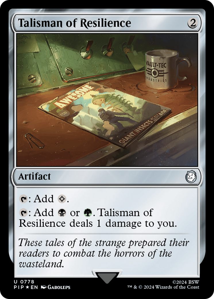 Talisman of Resilience (Surge Foil) [Fallout] | Silver Goblin