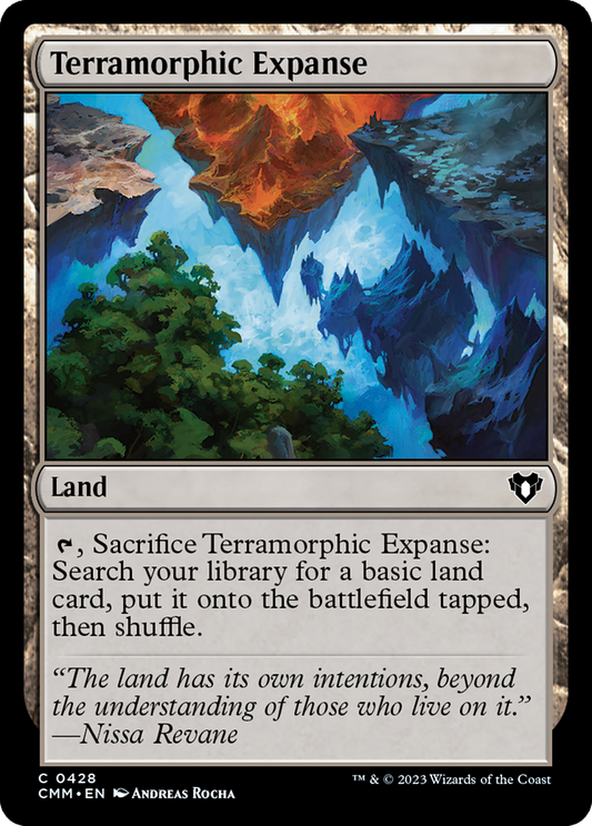 Terramorphic Expanse [Commander Masters] Foil