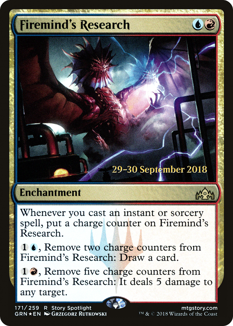 Firemind's Research [Guilds of Ravnica Prerelease Promos]