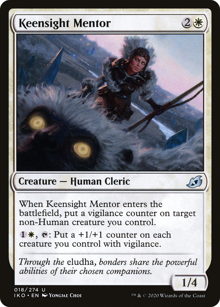 Keensight Mentor (018) Foil - Ikoria: Lair of Behemoths