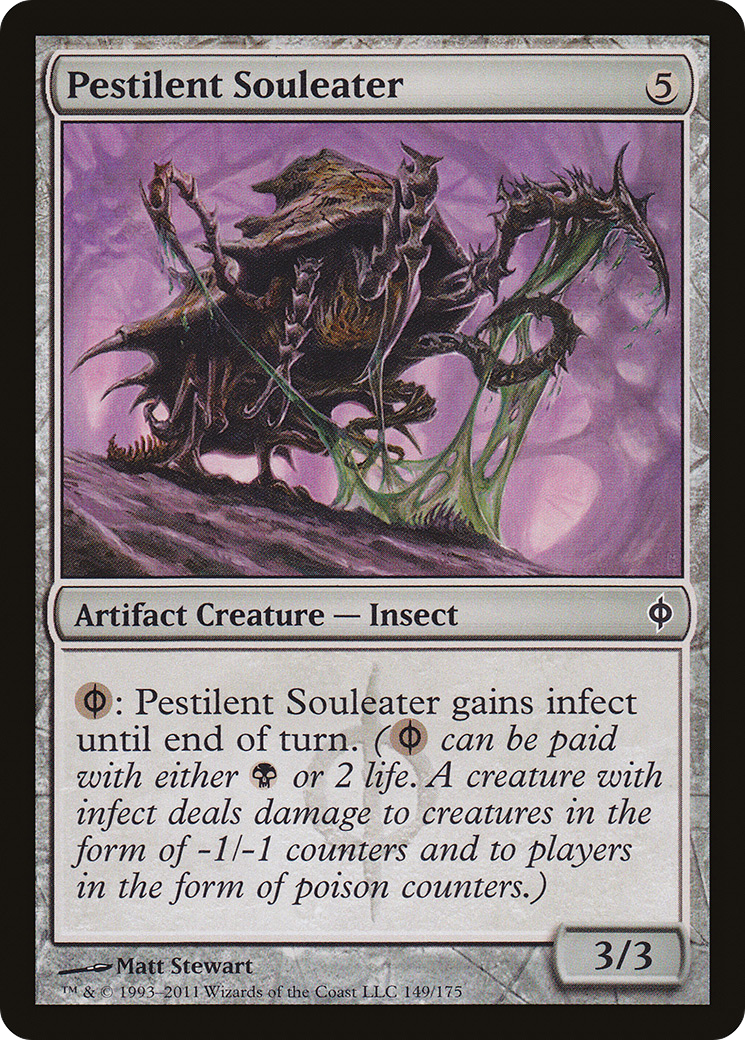 Pestilent Souleater [New Phyrexia] Foil