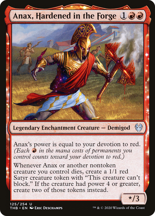 Anax, Hardened in the Forge [Theros Beyond Death] Foil