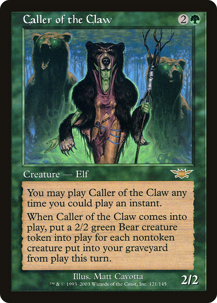 Caller of the Claw [Legions] Foil