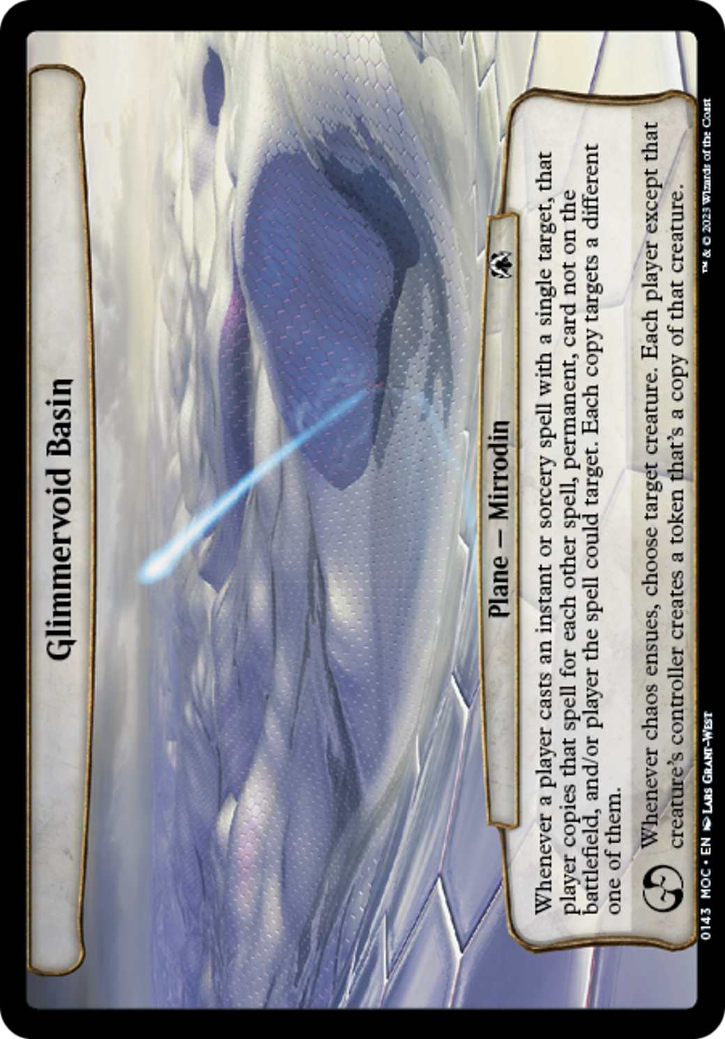Glimmervoid Basin (143) - March of the Machine Commander
