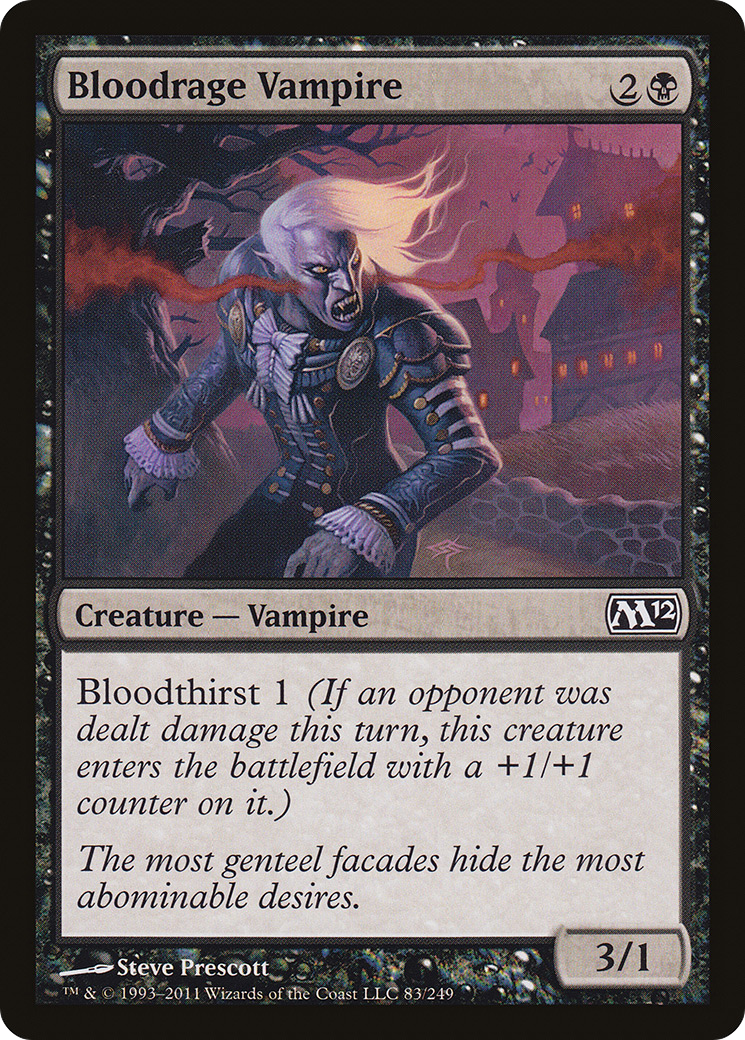 Bloodrage Vampire [Magic 2012] | Silver Goblin