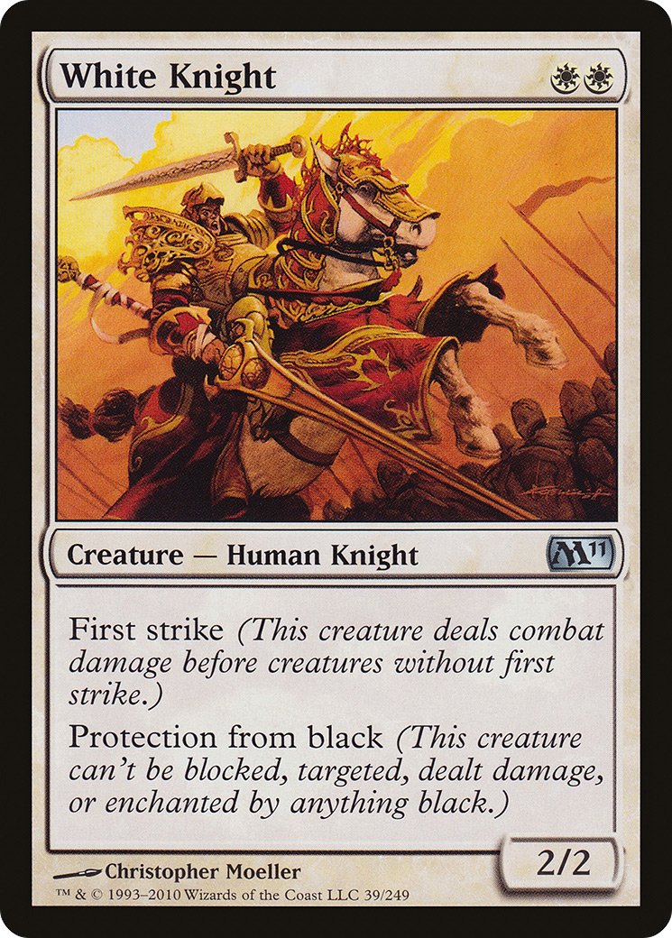 White Knight [Magic 2011] Foil