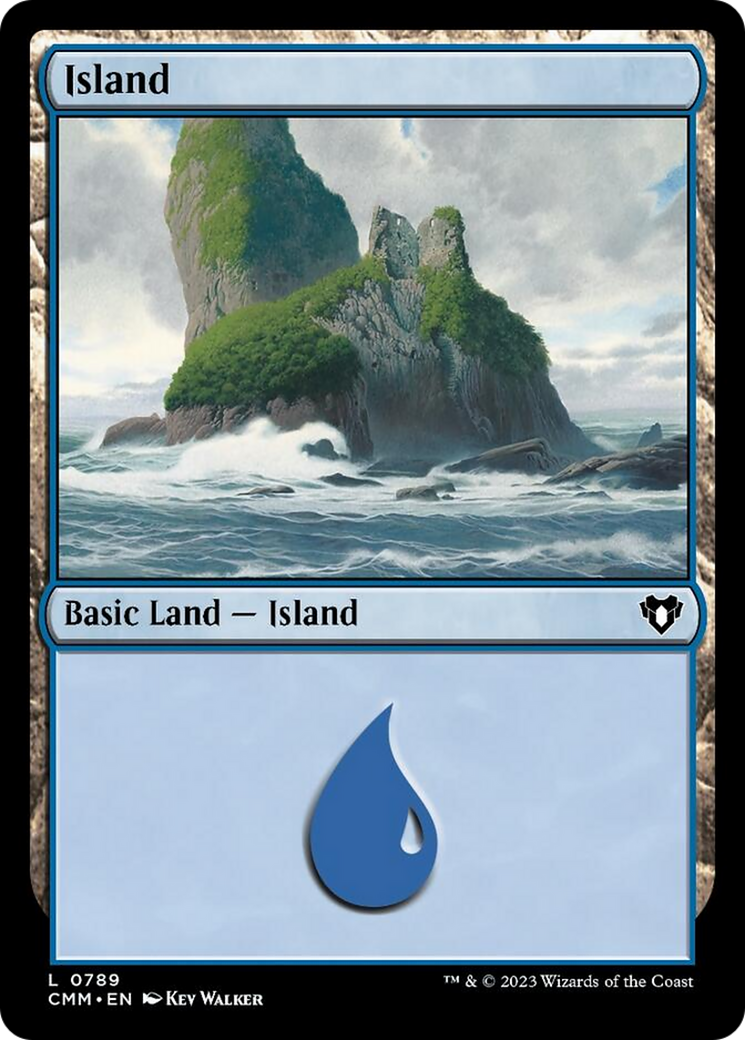 Island (789) [Commander Masters] | Silver Goblin