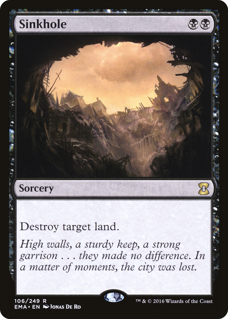Sinkhole (106) Foil - Eternal Masters