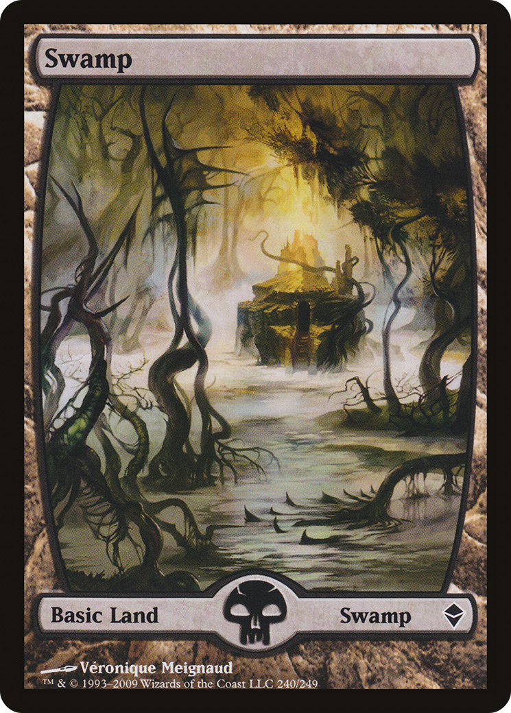 Swamp (240) [Zendikar] Foil