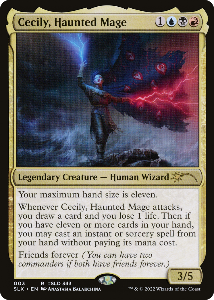 Cecily, Haunted Mage [Secret Lair: Universes Within] | Silver Goblin