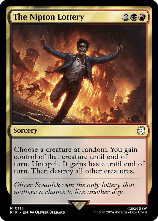 The Nipton Lottery [Fallout] Foil