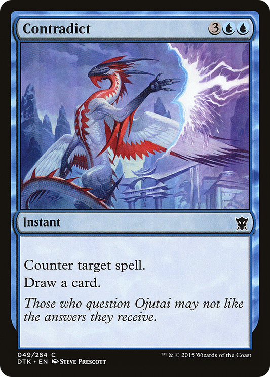 Contradict [Dragons of Tarkir] Foil