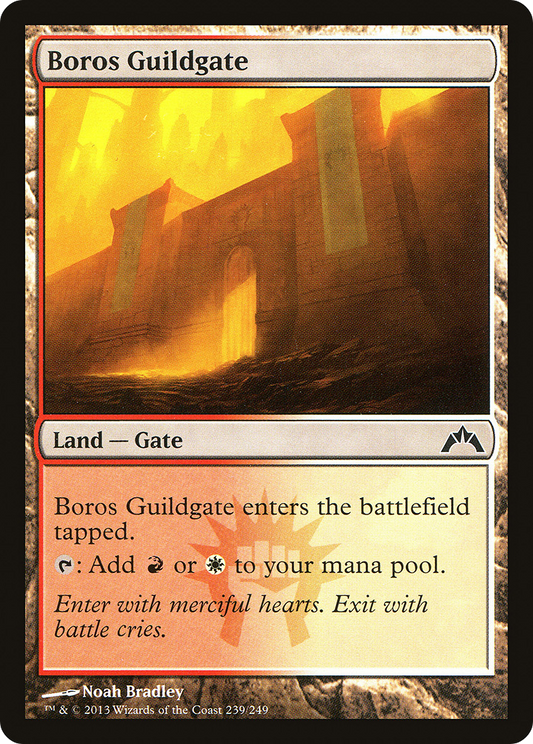 Boros Guildgate [Gatecrash] Foil