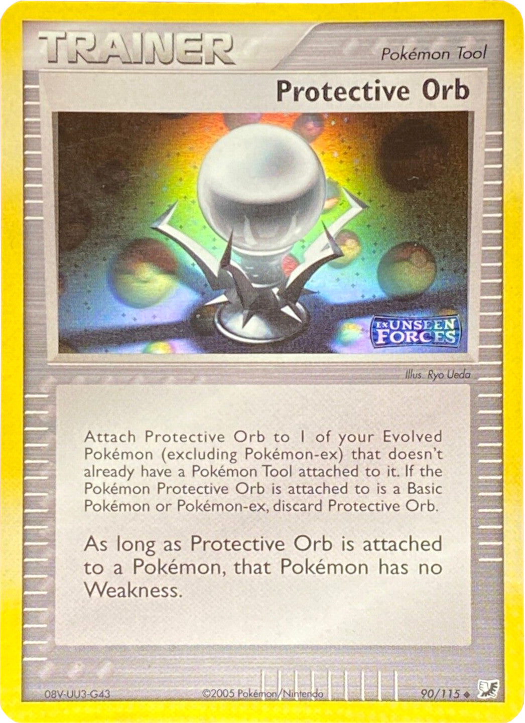 Protective Orb (90/115) (Stamped) [EX: Unseen Forces] | Silver Goblin