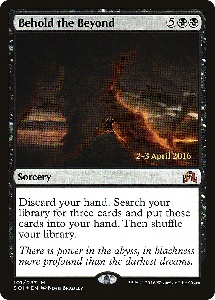 Behold the Beyond [Shadows over Innistrad Prerelease Promos] | Silver Goblin