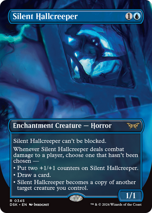 Silent Hallcreeper (Borderless) [Duskmourn: House of Horror] Foil