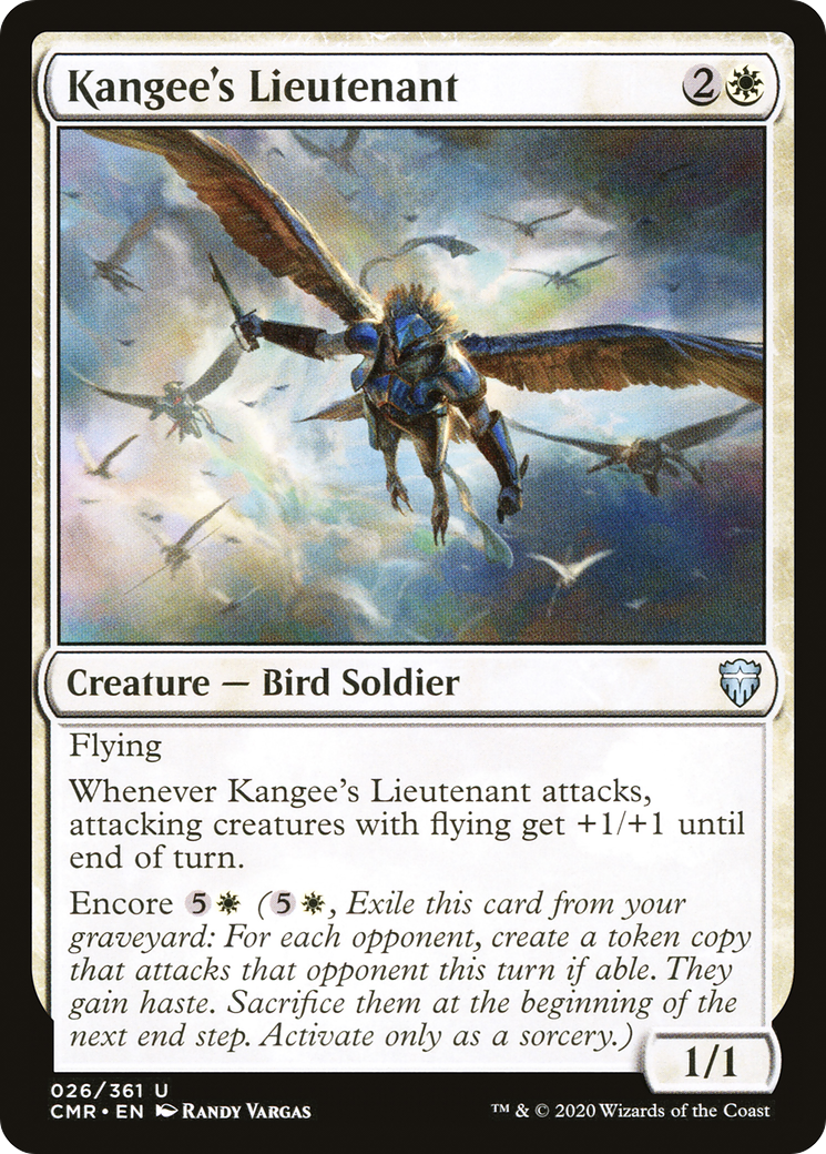 Kangee's Lieutenant (026) Foil - Commander Legends