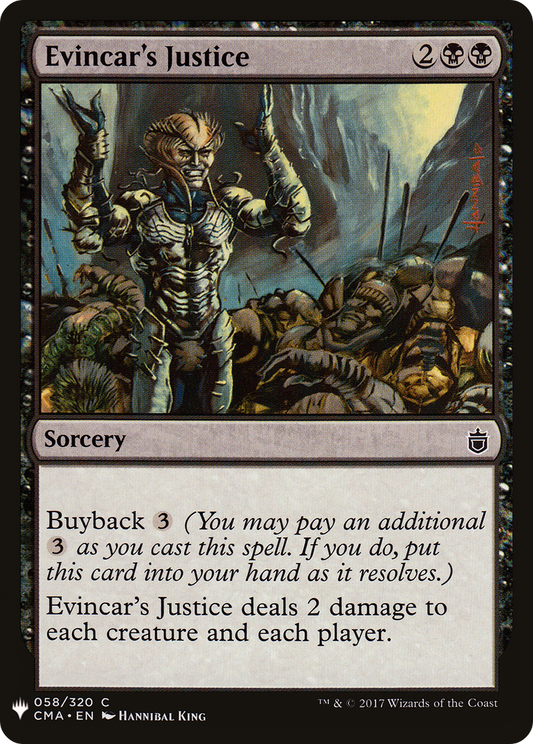 Evincar's Justice [Mystery Booster]