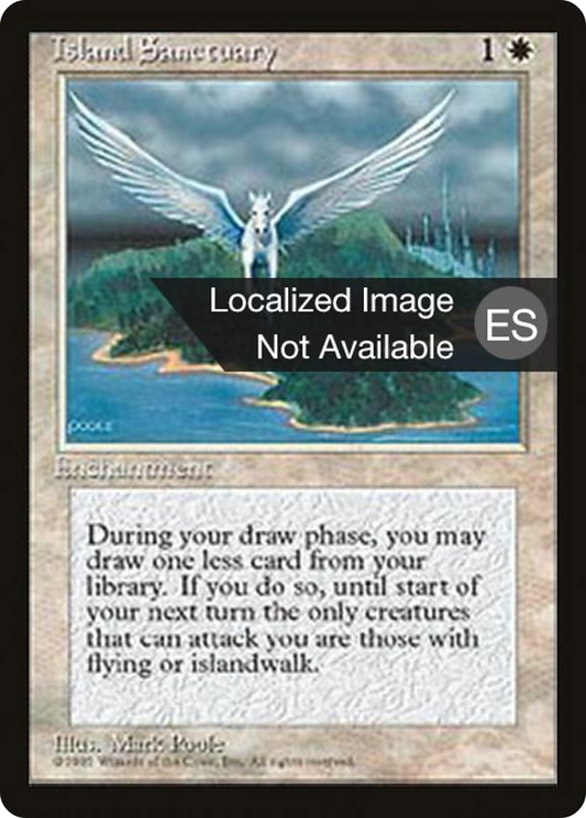 Island Sanctuary [Fourth Edition (Foreign Black Border)]