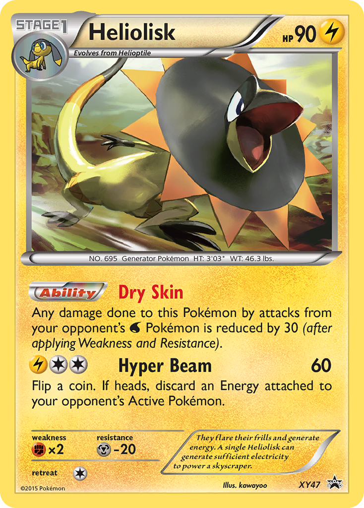 Heliolisk (XY47) [XY: Black Star Promos] | Silver Goblin