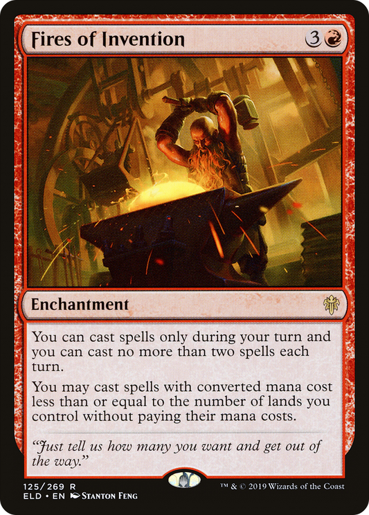 Fires of Invention [Throne of Eldraine] Foil