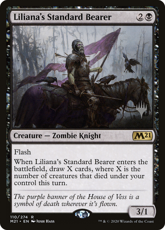 Liliana's Standard Bearer (Promo Pack) [Core Set 2021 Promos] Foil