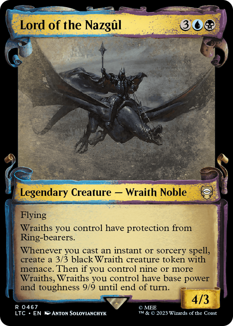 Lord of the Nazgûl (Showcase) (467) Foil - Tales of Middle-earth Commander
