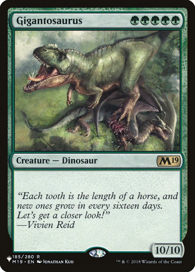 Gigantosaurus [The List] | Silver Goblin