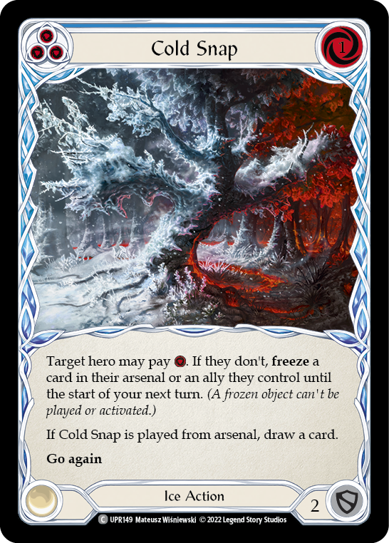 Cold Snap (Blue) [UPR149] (Uprising)  Rainbow Foil | Silver Goblin