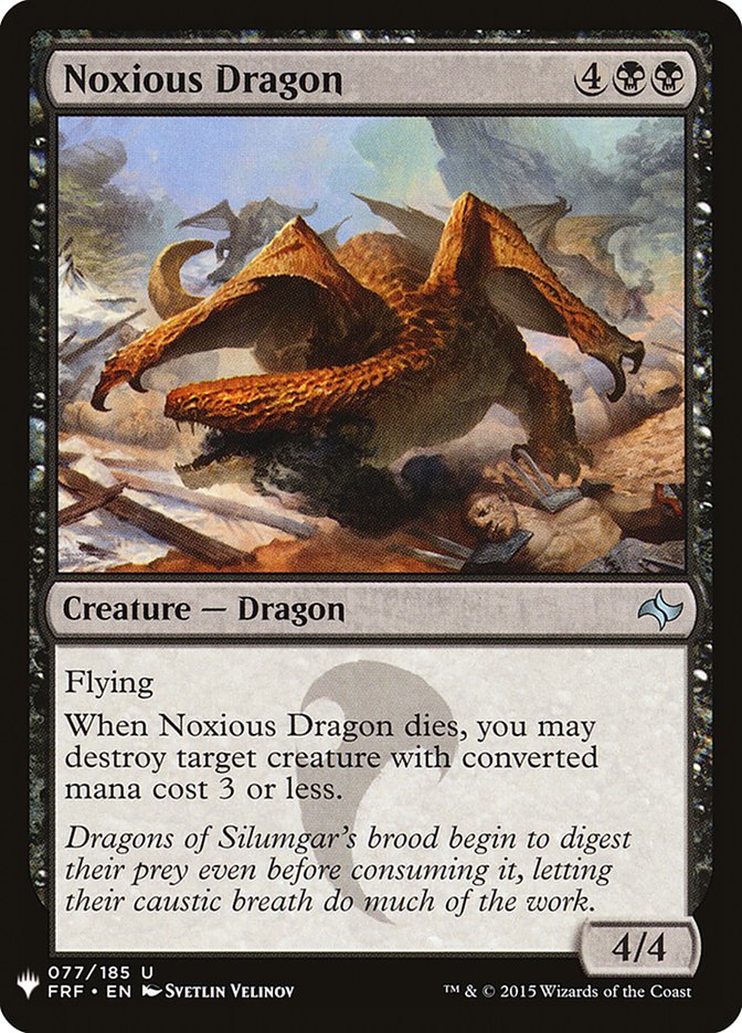 Noxious Dragon [Mystery Booster] | Silver Goblin