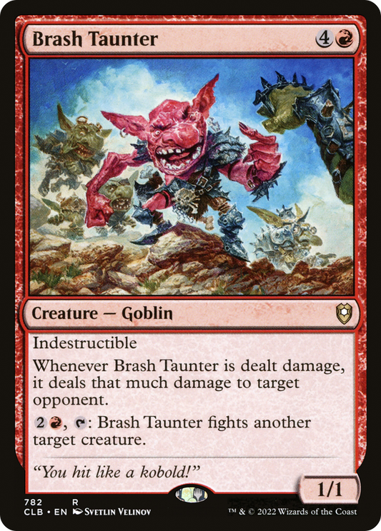 Brash Taunter [Commander Legends: Battle for Baldur's Gate]