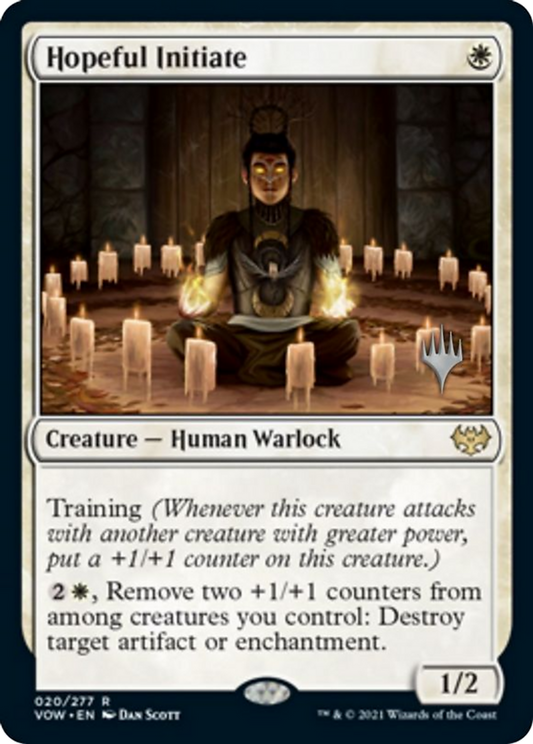Hopeful Initiate (Promo Pack) [Innistrad: Crimson Vow Promos] Foil