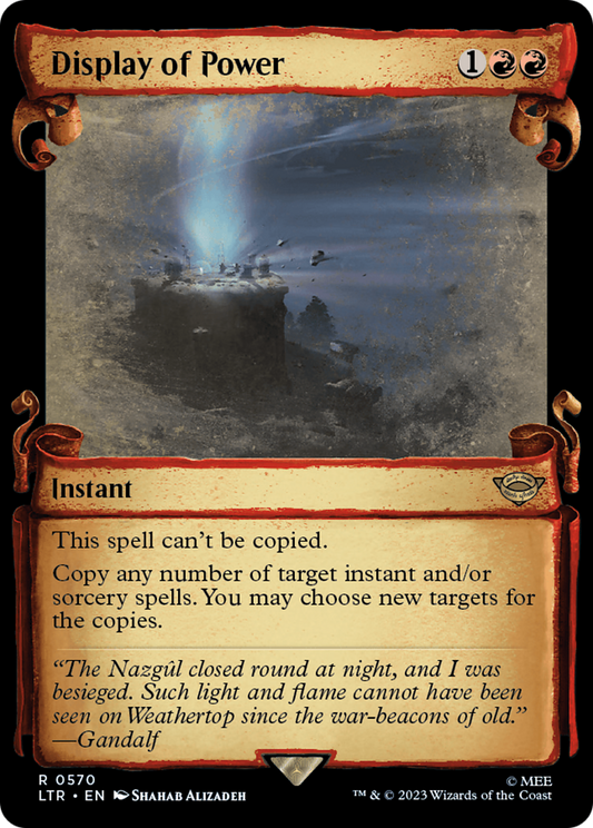 Display of Power [The Lord of the Rings: Tales of Middle-Earth Showcase Scrolls] Foil