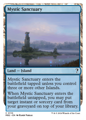 Mystic Sanctuary (White Border) [Mystery Booster 2] | Silver Goblin