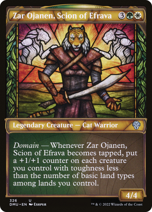 Zar Ojanen, Scion of Efrava (Showcase) [Dominaria United] Foil