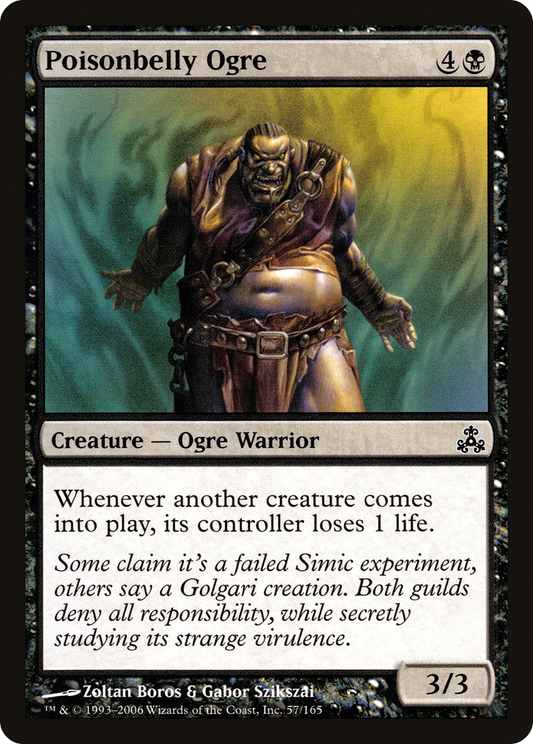 Poisonbelly Ogre [Guildpact] Foil