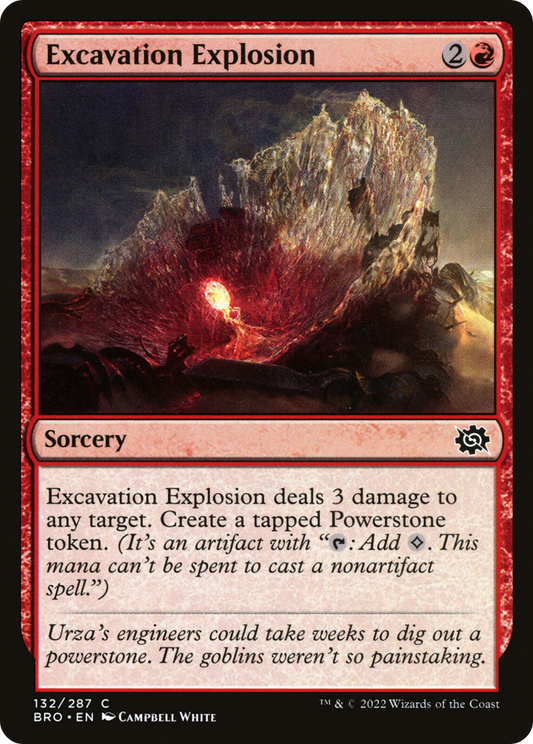 Excavation Explosion [The Brothers' War] Foil