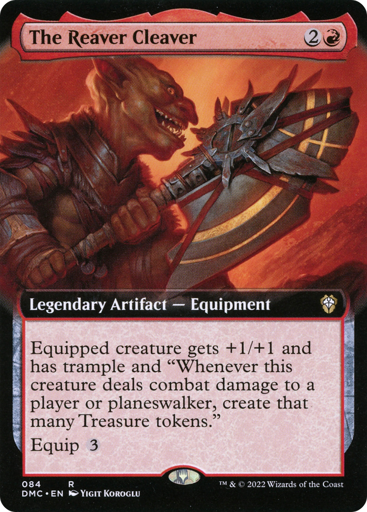 The Reaver Cleaver (Extended Art) [Dominaria United Commander] | Silver Goblin