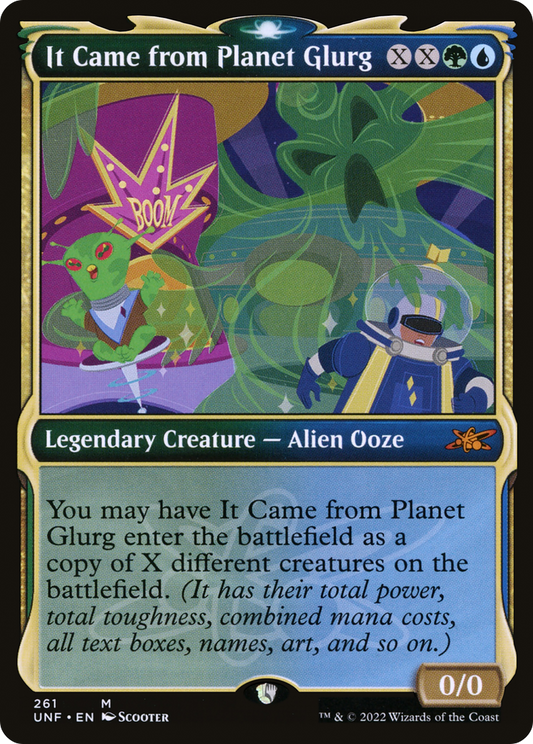 It Came from Planet Glurg (Showcase) [Unfinity] Foil